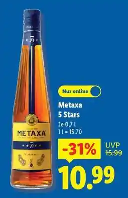 Lidl Metaxa 5 Stars Angebot