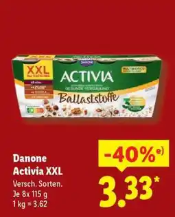 Lidl Danone Activia XXL Angebot