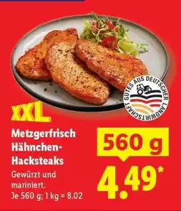 Lidl Metzgerfrisch Hähnchen-Hacksteaks Angebot