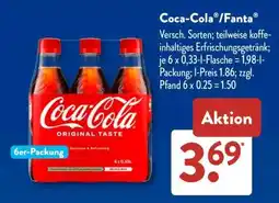 Aldi Süd Coca-Cola/Fanta 6er-Packung Angebot