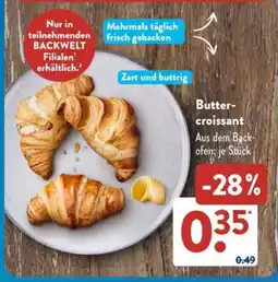 Aldi Süd Butter- croissant Angebot