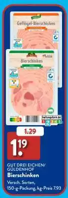 Aldi Süd Bierschinken Angebot