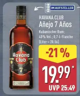 Aldi Nord HAVANA CLUB Añejo 7 Años Angebot