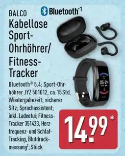 Aldi Nord BALCO Kabellose Sport-Ohrhörer/Fitness-Tracker Angebot