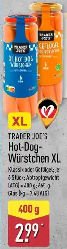 Aldi Nord TRADER JOE'S Hot-Dog-Würstchen XL Angebot