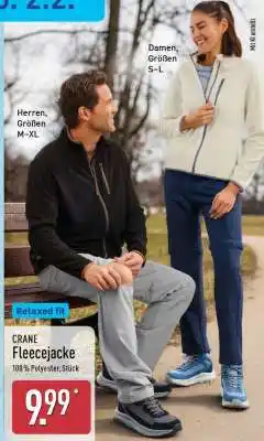 Aldi Nord CRANE Fleecejacke Angebot