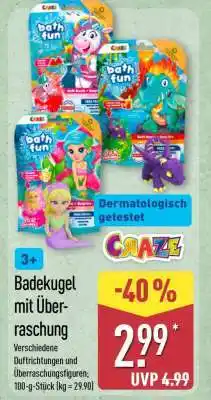 Aldi Nord Badekugel mit Überraschung Angebot