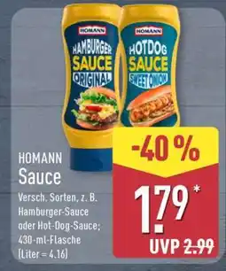 Aldi Nord HOMANN Sauce Angebot