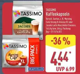 Aldi Nord Tassimo Kaffeekapseln Angebot