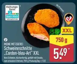 Aldi Nord Schweineschnitte „Cordon-Bleu-Art“ XXL Angebot