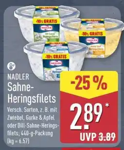 Aldi Nord Nadler Sahne Heringsfilets Angebot