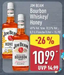 Aldi Nord JIM BEAM Bourbon Whiskey/Honey Angebot