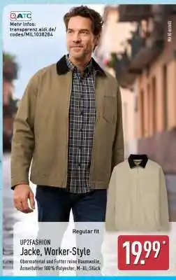 Aldi Nord UP2FASHION Jacke, Worker-Style Angebot