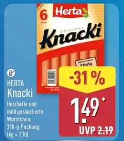 Aldi Nord HERTA Knacki Angebot