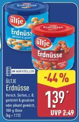 Aldi Nord ÜLTJE Erdnüsse Angebot