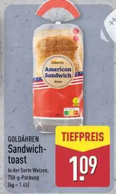 Aldi Nord GOLDÄHREN Sandwichtoast Angebot