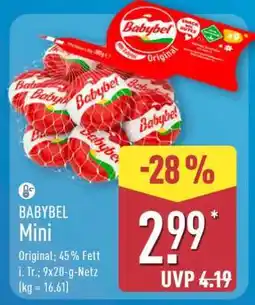 Aldi Nord BABYBEL Mini Angebot