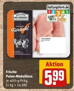 REWE Frische Puten-Medaillons Angebot