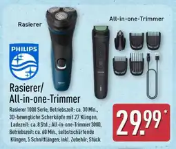 Aldi Nord Rasierer/ All-in-one-Trimmer Angebot