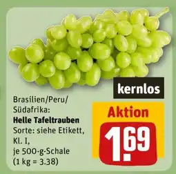 REWE Helle Tafeltrauben Angebot