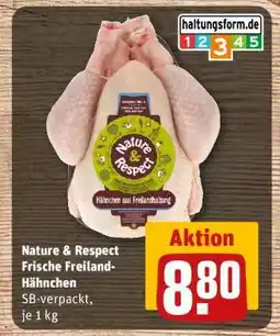 REWE Nature & Respect Frische Freiland-Hähnchen Angebot