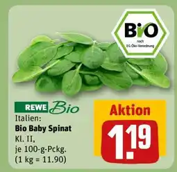 REWE Bio Baby Spinat Angebot