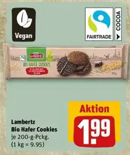 REWE Lambertz Bio Hafer Cookies Angebot