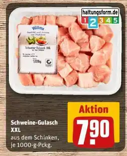 REWE Schweine- Gulasch XXL Angebot