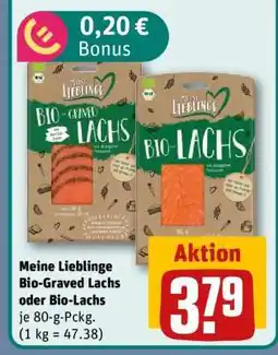 REWE Meine Lieblinge Bio-Graved Lachs oder Bio-Lachs Angebot