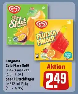 REWE Langnese Cuja Mara Split oder Flutschfinger Angebot