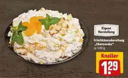 REWE Frischkäsezubereitung „Cheesecake“ Angebot