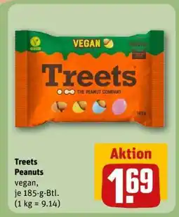 REWE Treets Peanuts Angebot