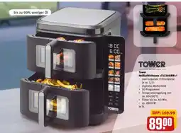 REWE Tower Heißluftfritteuse #T17026RWaz Angebot