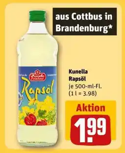 REWE Kunella Rapsöl Angebot