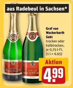 REWE Graf von Wackerbarth Sekt Angebot