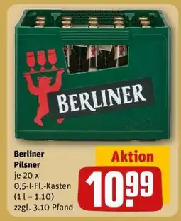 REWE BERLINER Pilsner Angebot