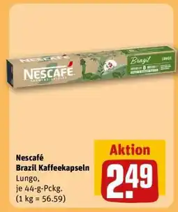 REWE Nescafé Brazil Kaffeekapseln Angebot