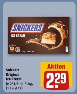 REWE Snickers Original Ice Cream Angebot