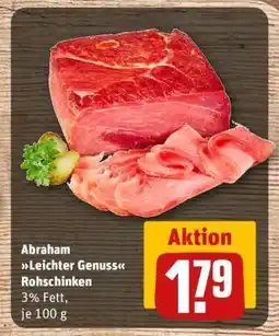 REWE Abraham Leichter Genuss Rohschinken Angebot