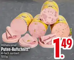 Edeka Höhenrainer Puten-Aufschnitt Angebot