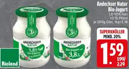 Edeka Andechser Natur Bio-Jogurt Angebot