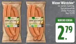 Edeka EDEKA Bio Wiener Würstchen Angebot