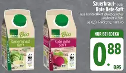 Edeka EDEKA Bio Sauerkraut- oder Rote Bete-Saft Angebot