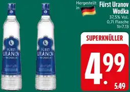 Edeka Fürst Uranov Wodka Angebot