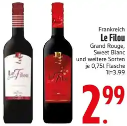 Edeka Frankreich Le Filou Angebot