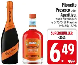 Edeka Mionetto Prosecco oder Aperitivo Angebot