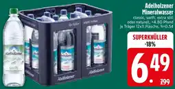 Edeka Adelholzener Mineralwasser Angebot