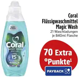 Edeka Coral Flüssigwaschmittel Magic Wash Angebot