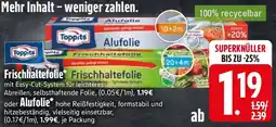 Edeka Toppits Alufolie oder Alufolie Angebot