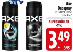 Edeka Axe Deospray Angebot